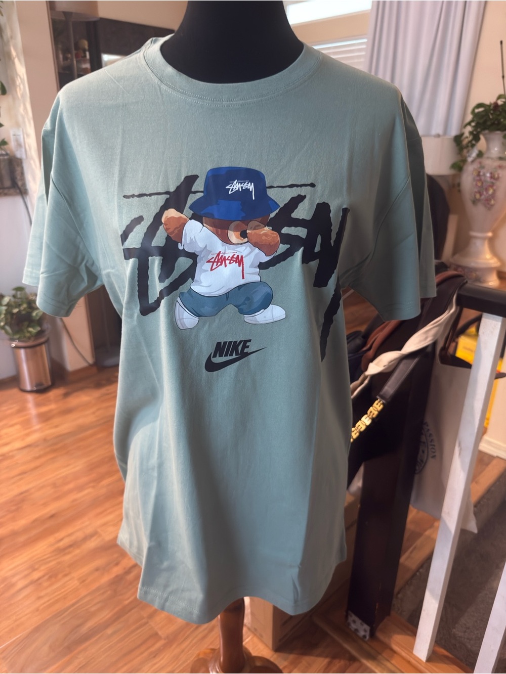 Stussy x Nike Mint Graphic Tee - Men's